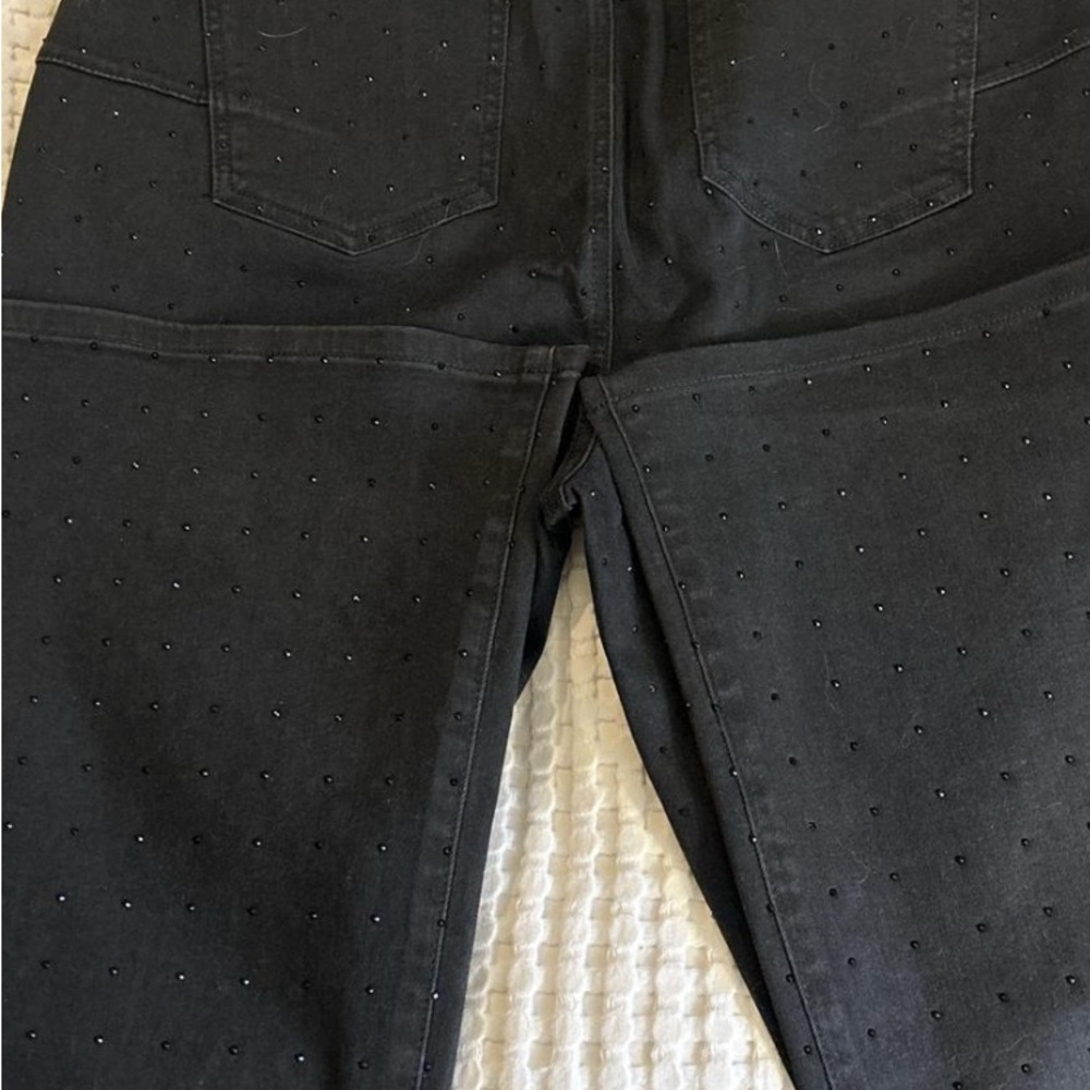 Torrid Black Studded flare Jeans